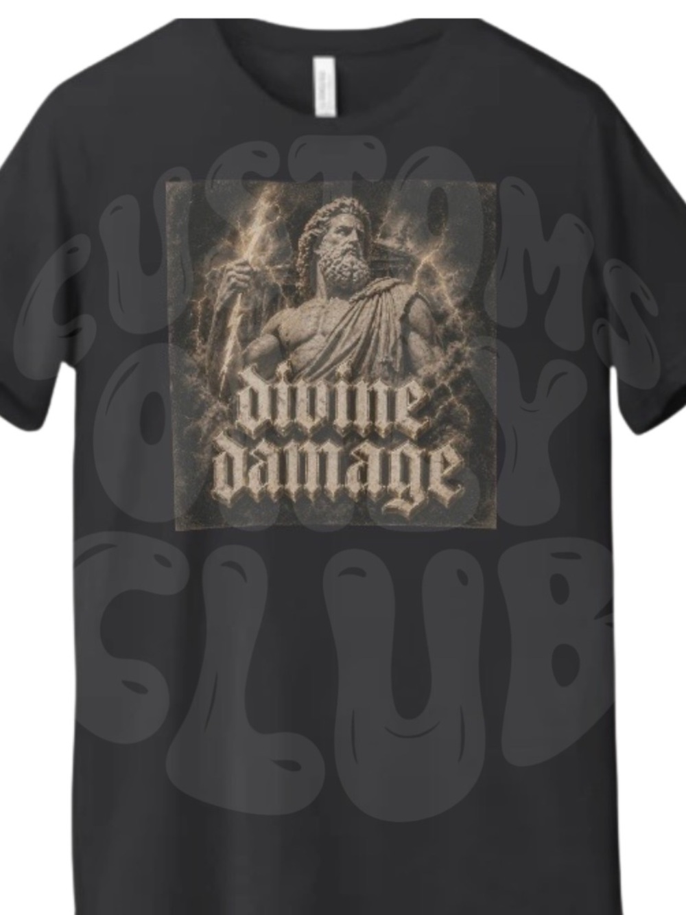 Custom Zeus Graphic T Shirt